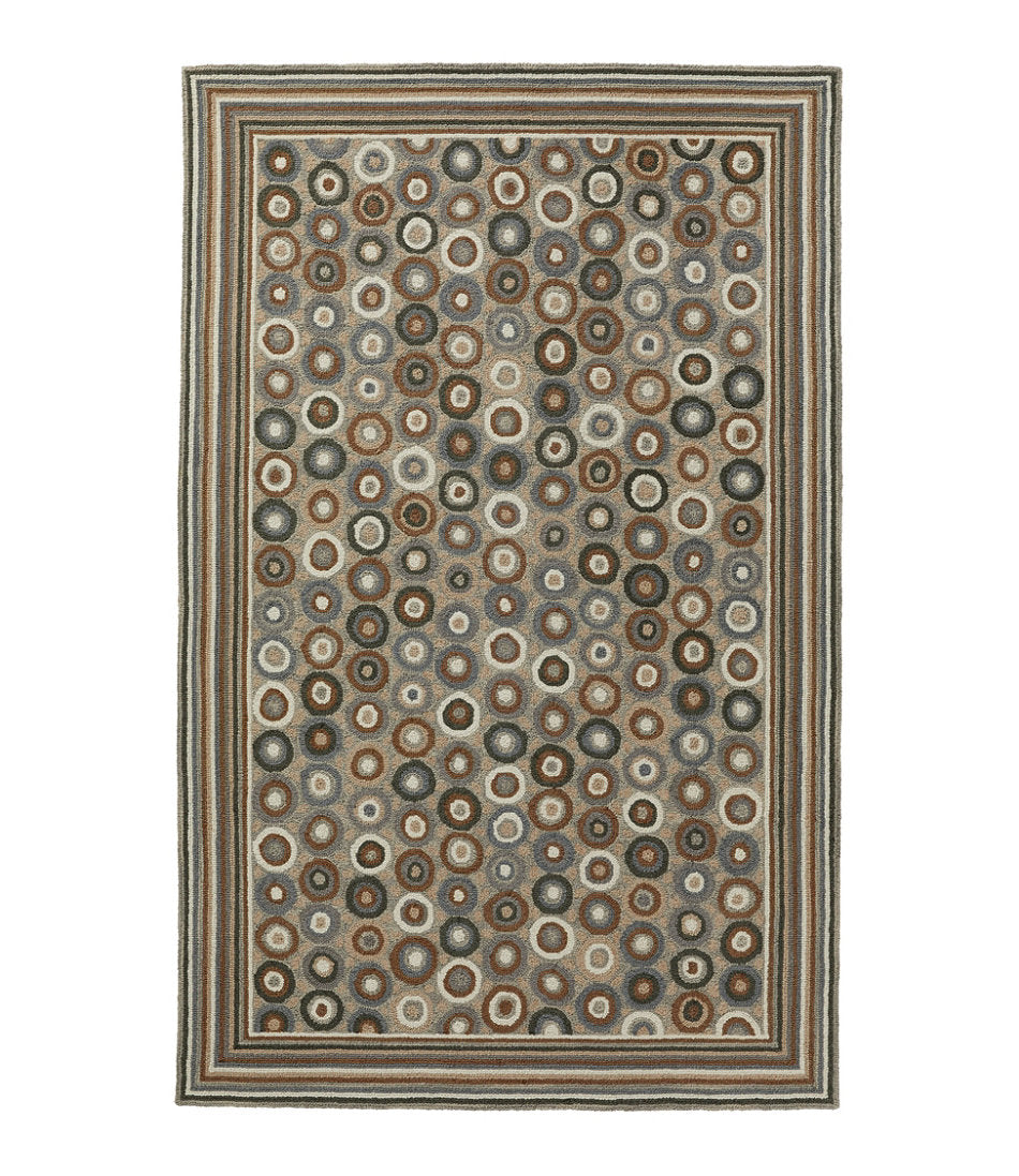 Bean's Wool Hooked Rug, Coins | L.L.Bean US