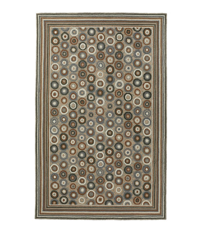 Bean's Wool Hooked Rug, Coins | L.L.Bean US