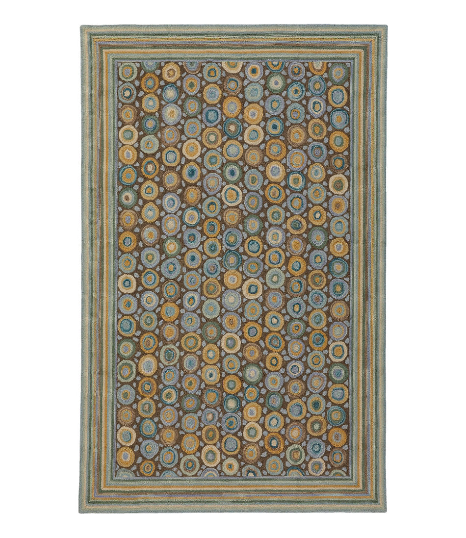 Bean's Wool Hooked Rug, Coins | L.L.Bean US