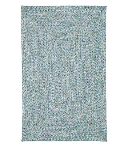 All-Weather Braided Rug, Concentric Pattern Rectangular | L.L.Bean outlet