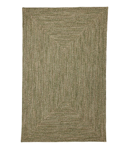 All-Weather Braided Rug, Concentric Pattern Rectangular | L.L.Bean outlet