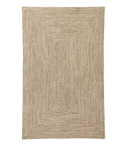 All-Weather Braided Rug, Concentric Pattern Rectangular | L.L.Bean outlet