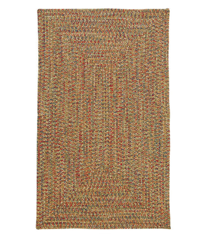 All-Weather Braided Rug, Concentric Pattern Rectangular | L.L.Bean outlet