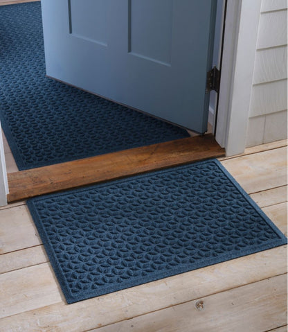 Heavyweight Recycled Waterhog Doormat, Blooming Circles | L.L.Bean sale