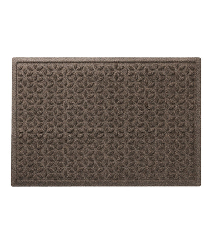 Heavyweight Recycled Waterhog Doormat, Blooming Circles | L.L.Bean sale