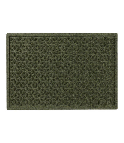 Heavyweight Recycled Waterhog Doormat, Blooming Circles | L.L.Bean sale