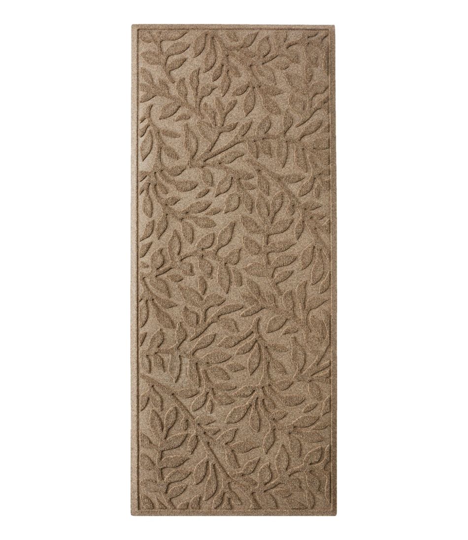 Heavyweight Recycled Waterhog Mat Runner, Woodland Leaf | L.L.Bean online