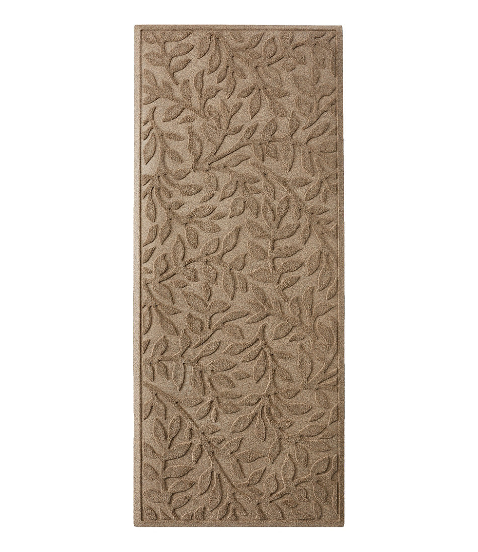 Heavyweight Recycled Waterhog Mat Runner, Woodland Leaf | L.L.Bean online