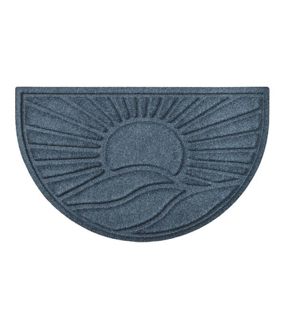 Everyspace Recycled Waterhog Doormat, Half Round, Sunrise | L.L.Bean for sale