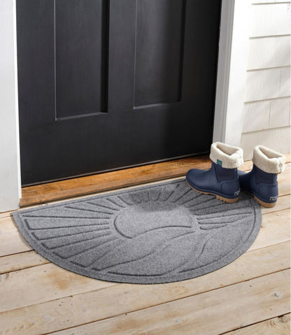 Everyspace Recycled Waterhog Doormat, Half Round, Sunrise | L.L.Bean for sale