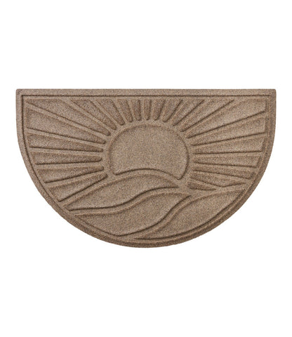 Everyspace Recycled Waterhog Doormat, Half Round, Sunrise | L.L.Bean for sale