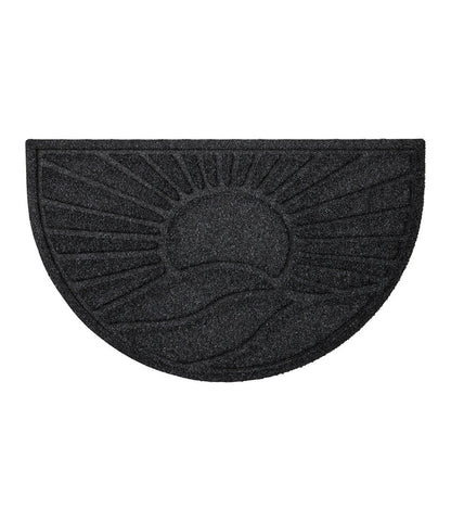 Everyspace Recycled Waterhog Doormat, Half Round, Sunrise | L.L.Bean for sale
