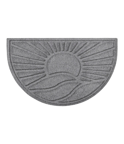 Everyspace Recycled Waterhog Doormat, Half Round, Sunrise | L.L.Bean for sale