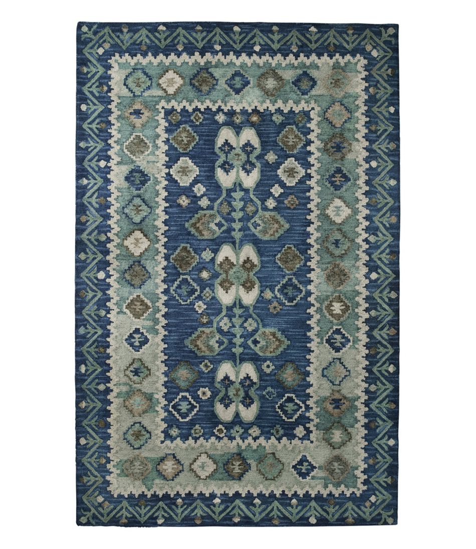 Double Border Wool Hooked Rug | L.L.Bean discount