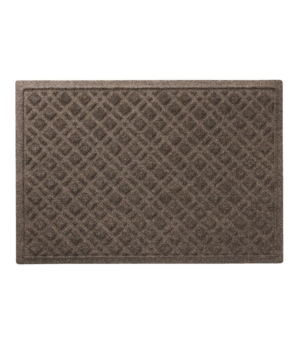 Heavyweight Recycled Waterhog Doormat, Plaid | L.L.Bean US