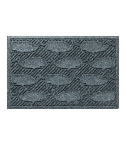 Everyspace Recycled Waterhog Doormat, Whales | L.L.Bean online