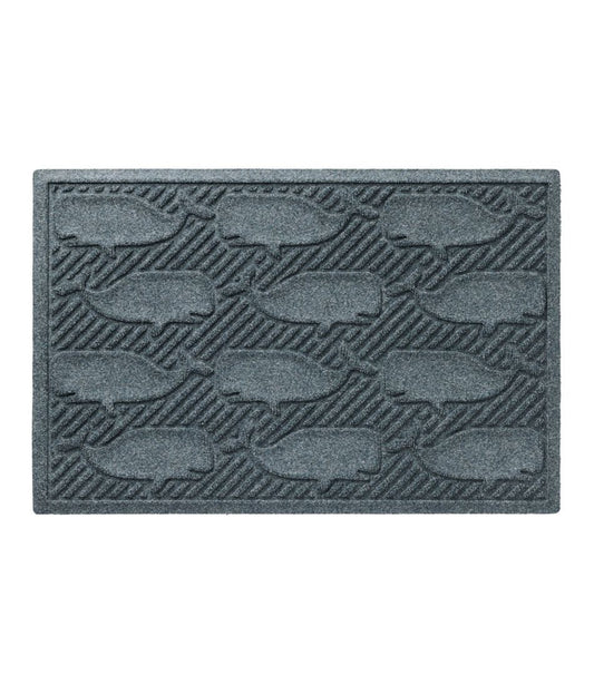 Everyspace Recycled Waterhog Doormat, Whales | L.L.Bean online