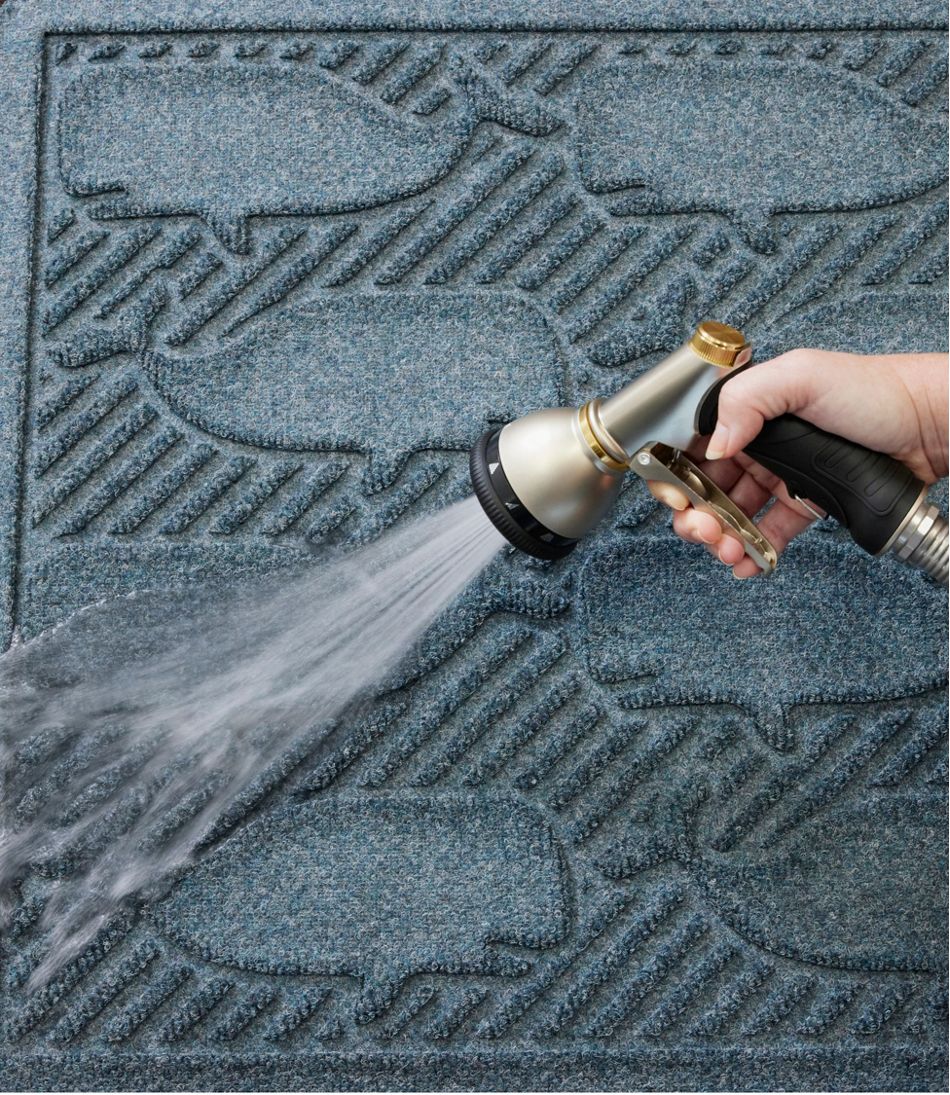 Everyspace Recycled Waterhog Doormat, Whales | L.L.Bean online