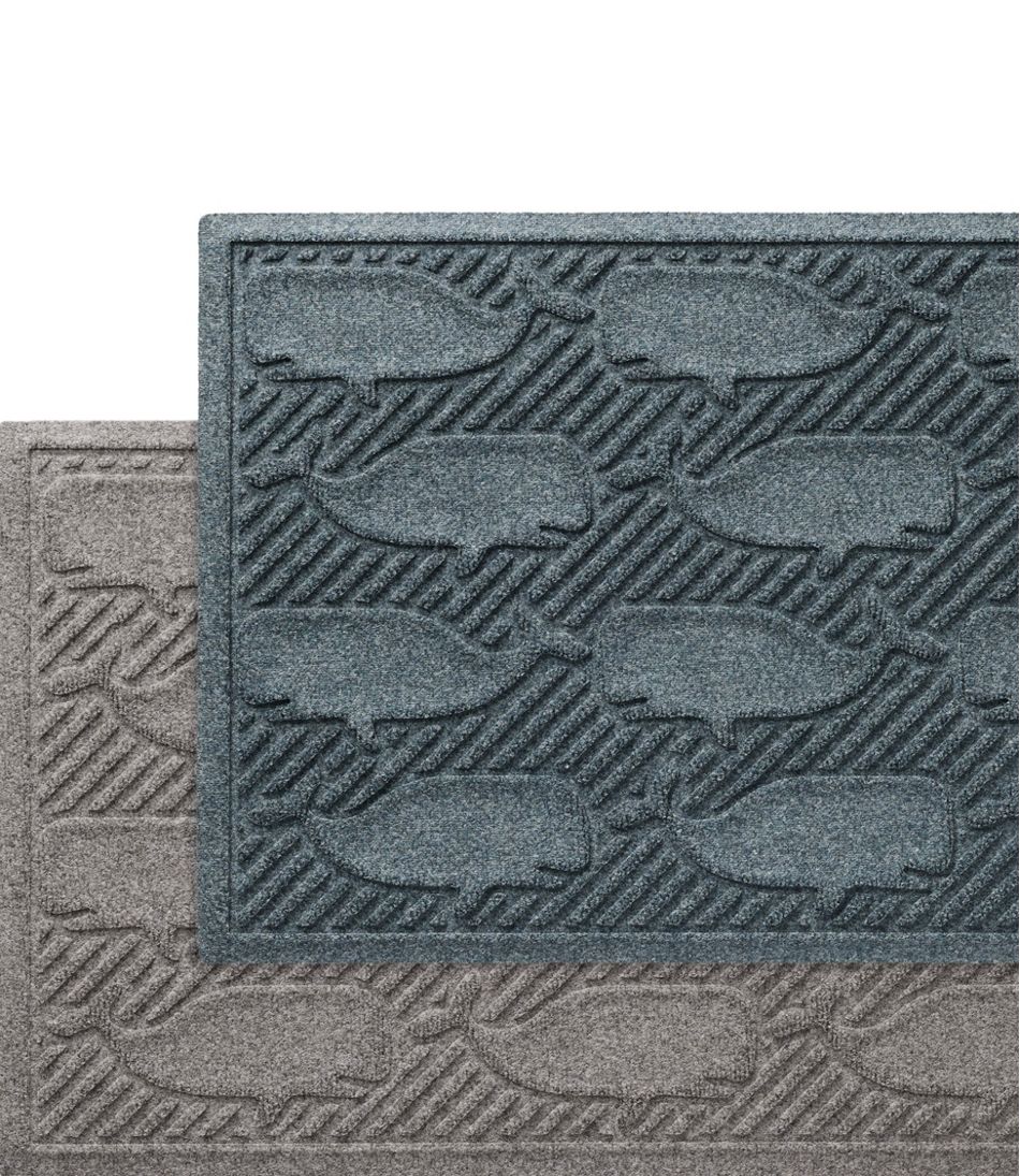 Everyspace Recycled Waterhog Doormat, Whales | L.L.Bean online