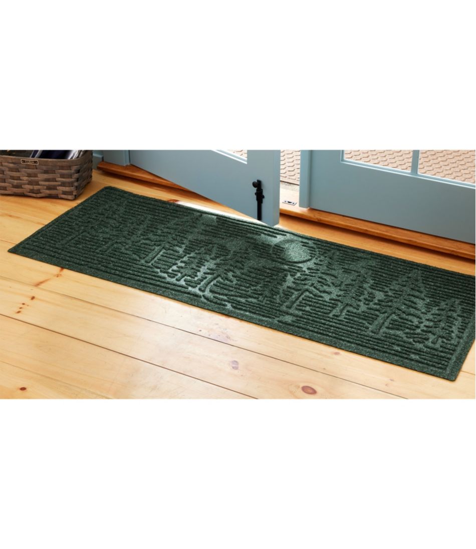 Everyspace Recycled Waterhog Wide Doormat, Pine Trees | L.L.Bean US