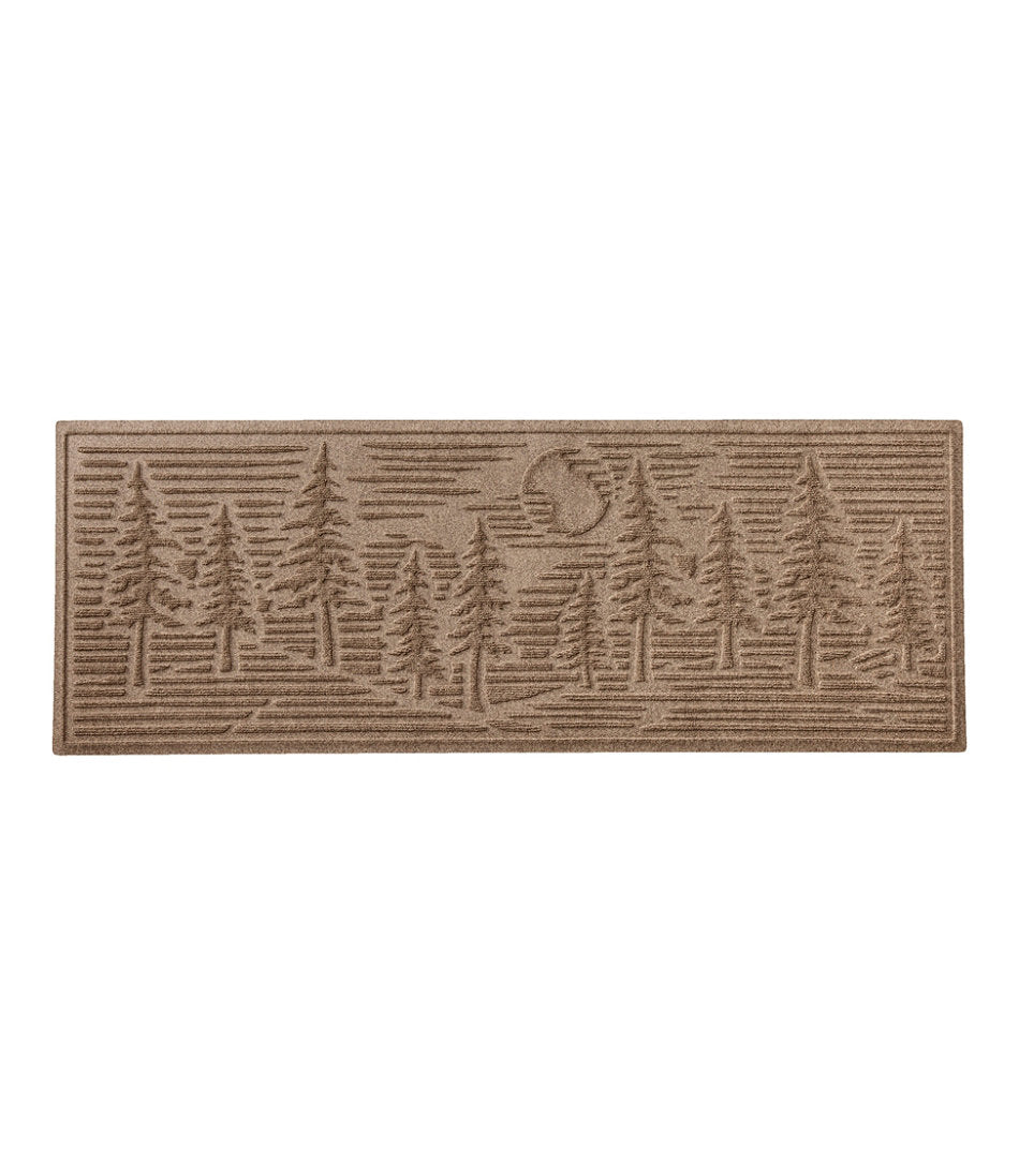 Everyspace Recycled Waterhog Wide Doormat, Pine Trees | L.L.Bean US