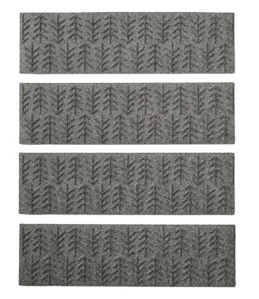 Everyspace Recycled Waterhog Mat, Stair Treads, Set of Four, Trees | L.L.Bean sale