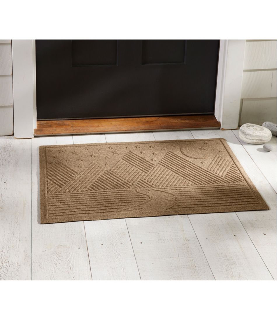 Everyspace Recycled Waterhog Doormat, Twilight Mountain Range | L.L.Bean online
