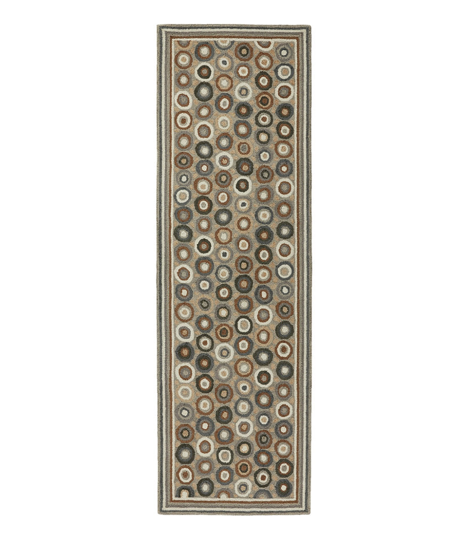 Bean's Wool Hooked Runner, Coins | L.L.Bean US