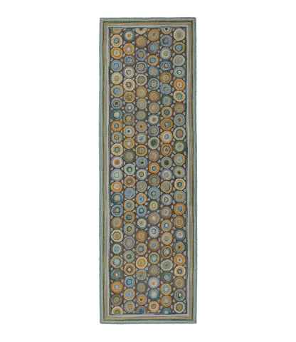 Bean's Wool Hooked Runner, Coins | L.L.Bean US