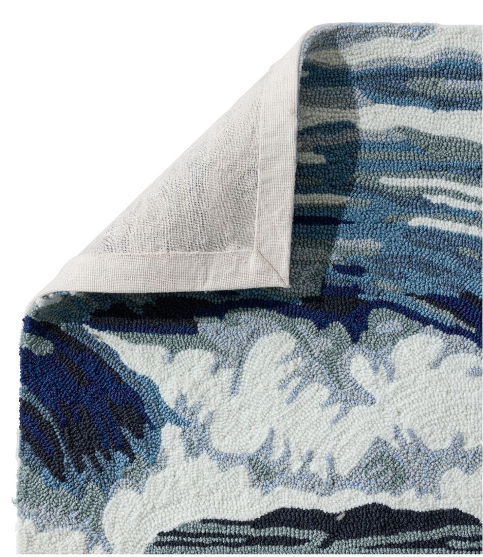 Indoor/Outdoor Vacationland Rug, Ocean Waves | L.L.Bean discount