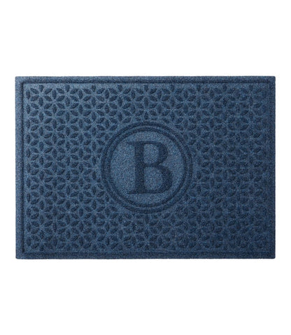 Heavyweight Recycled Waterhog Doormat, Blooming Circles, Personalized | L.L.Bean outlet