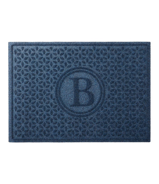 Heavyweight Recycled Waterhog Doormat, Blooming Circles, Personalized | L.L.Bean outlet