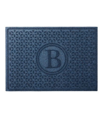 Heavyweight Recycled Waterhog Doormat, Blooming Circles, Personalized | L.L.Bean outlet