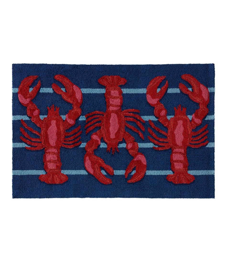 Indoor/Outdoor Vacationland Rug, Lobsters | L.L.Bean discount