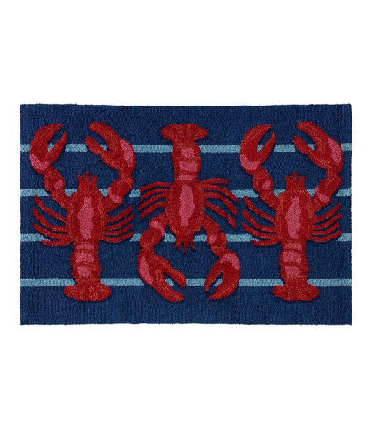 Indoor/Outdoor Vacationland Rug, Lobsters | L.L.Bean discount
