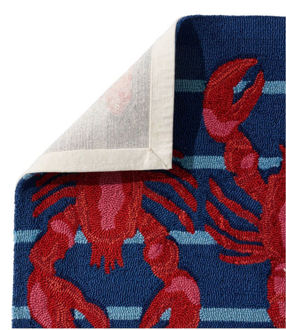 Indoor/Outdoor Vacationland Rug, Lobsters | L.L.Bean discount