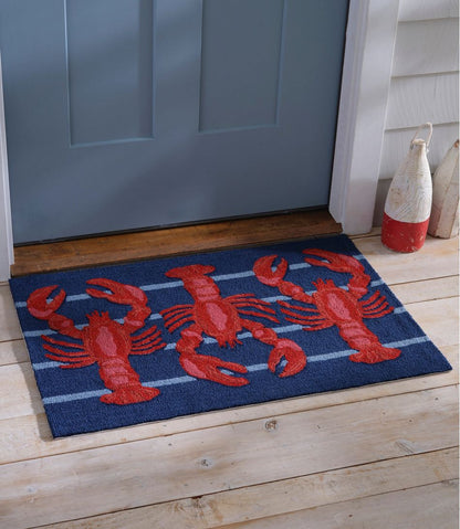 Indoor/Outdoor Vacationland Rug, Lobsters | L.L.Bean discount