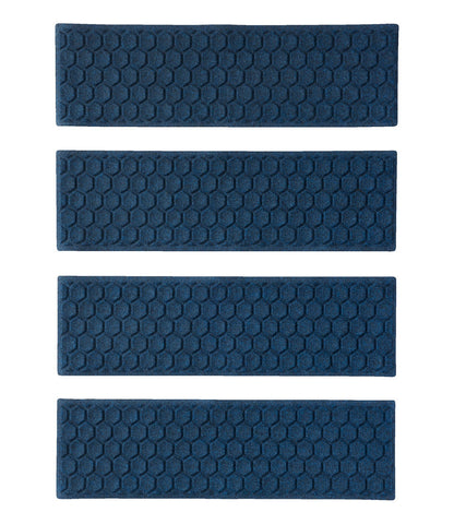 Washable Waterhog Mat, Stair Treads, Set of Four, Honeycomb | L.L.Bean online