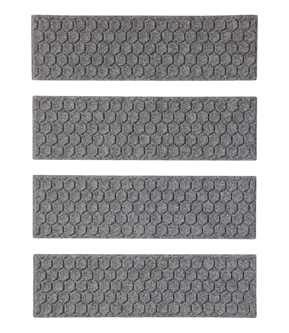 Washable Waterhog Mat, Stair Treads, Set of Four, Honeycomb | L.L.Bean online