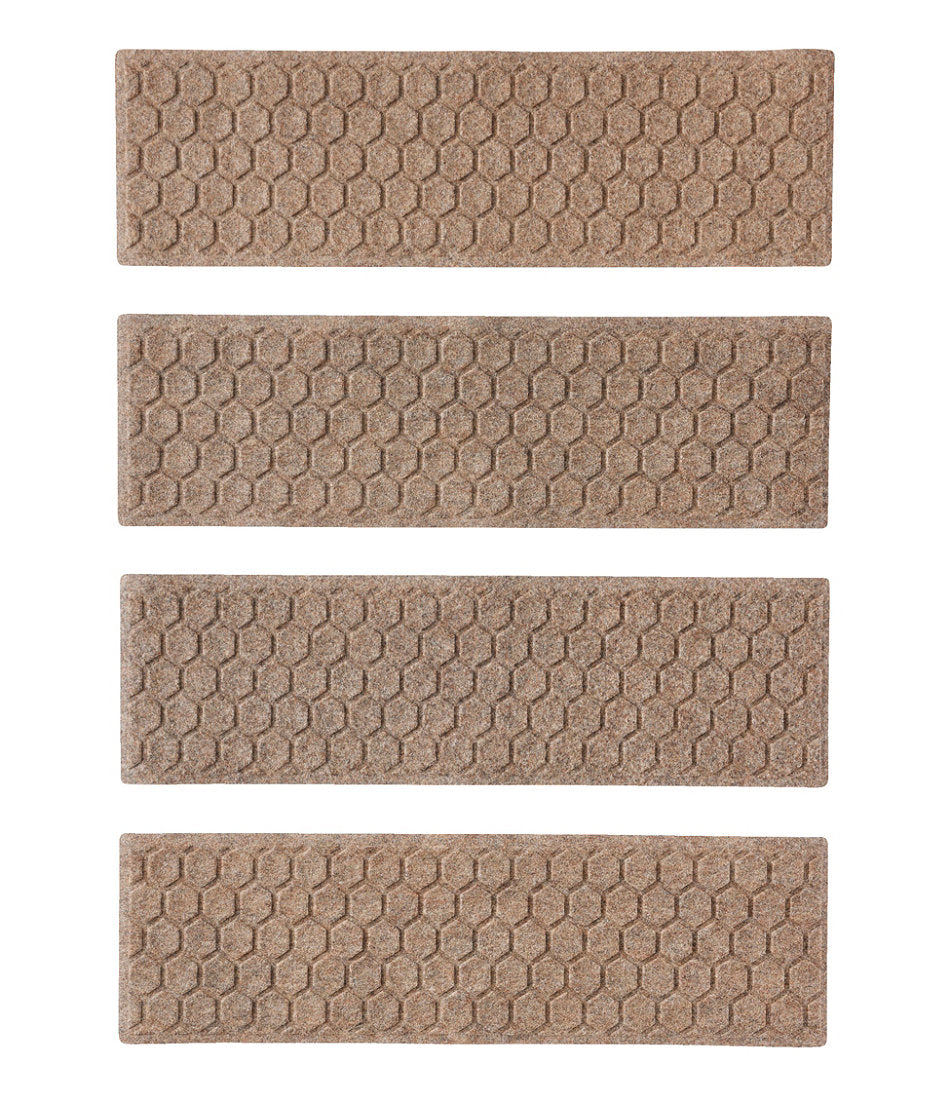 Washable Waterhog Mat, Stair Treads, Set of Four, Honeycomb | L.L.Bean online