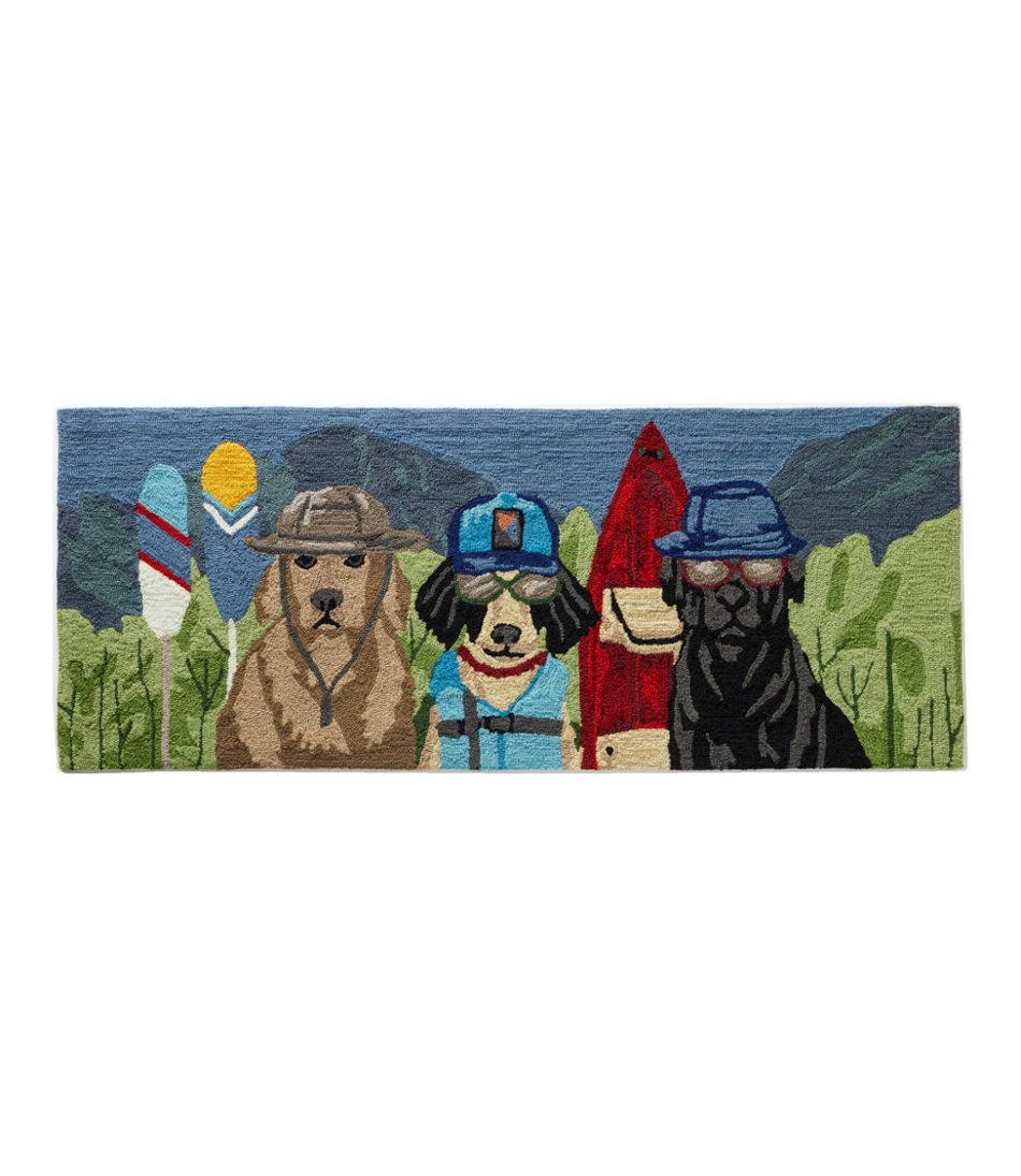 Indoor/Outdoor Vacationland Runner, Paddle Sports Dogs | L.L.Bean US