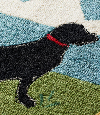 Wool Hooked Novelty Runner, Lakeside Labs | L.L.Bean US