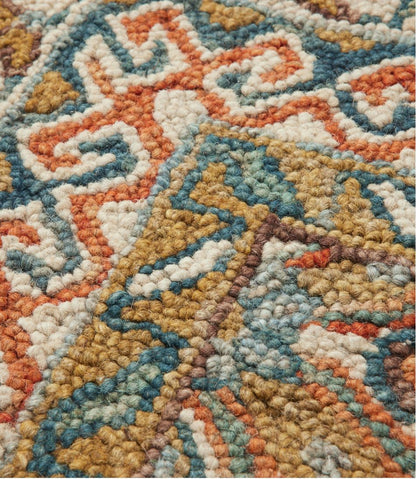 Bordered Medallion Wool Tufted Rug | L.L.Bean outlet