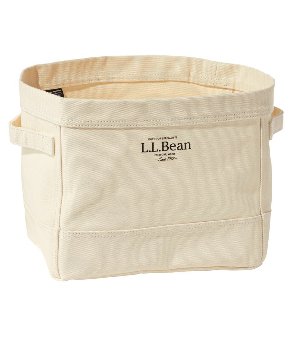 Canvas Storage Tote, Rectangular | L.L.Bean discount