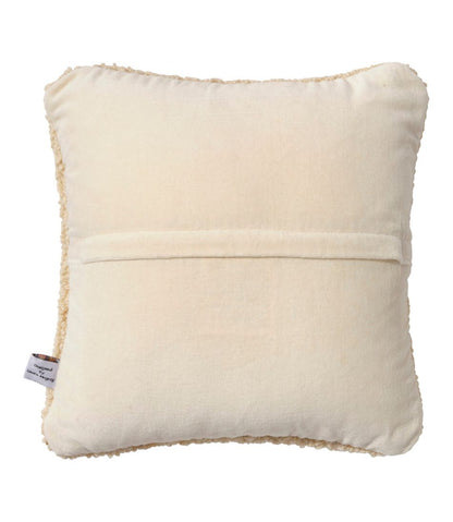Wool Hooked Throw Pillow, Yellow Dog, 14" x 14" | L.L.Bean online