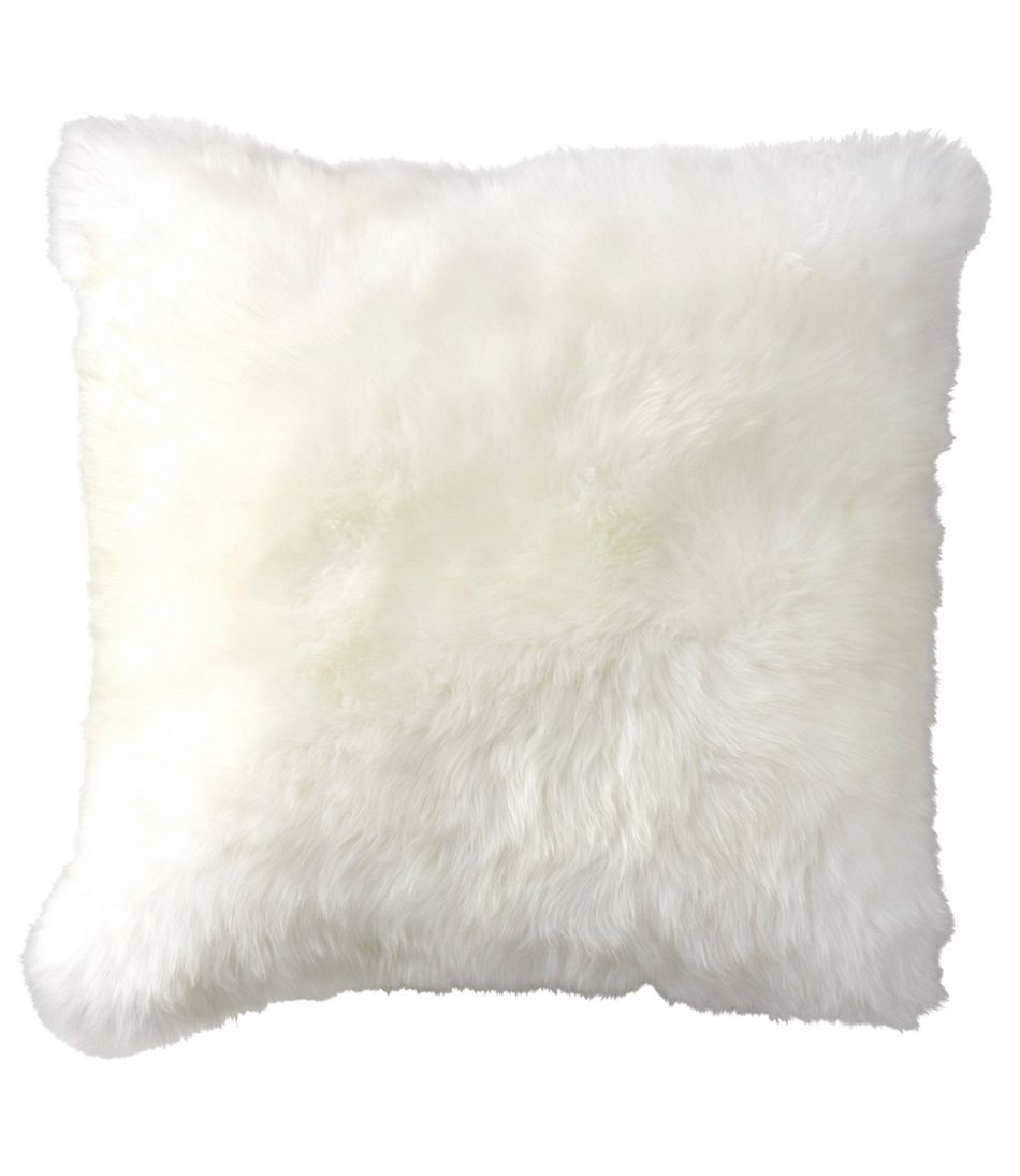 Sheepskin Throw Pillow, 14" x 14" | L.L.Bean for sale