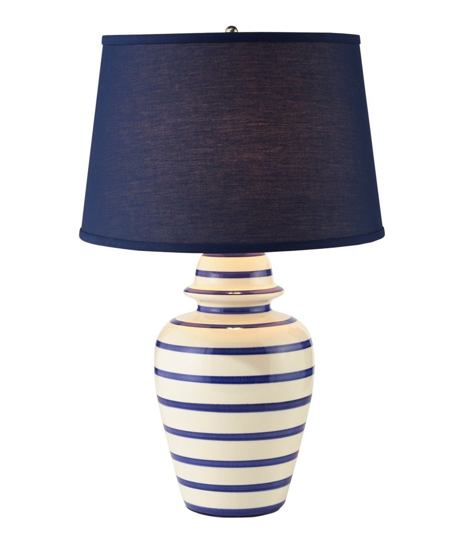Portland Ceramic Lamp, Stripe | L.L.Bean online