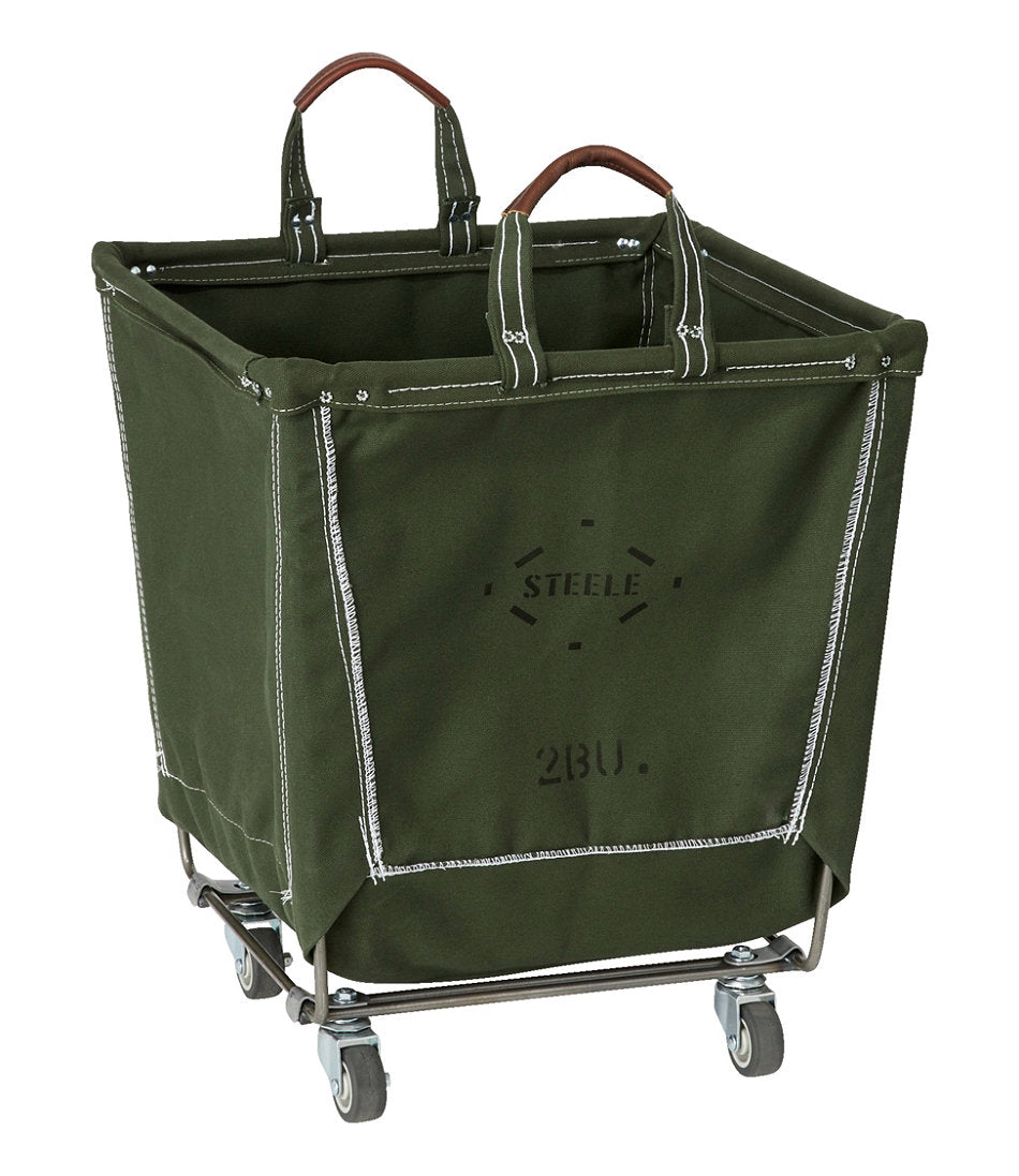 Steele Two Bushel Small Carry Basket with Casters | L.L.Bean discount