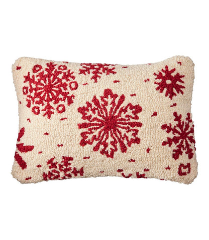 Wool Hooked Throw Pillow, Snowflake, 14" x 20" | L.L.Bean discount