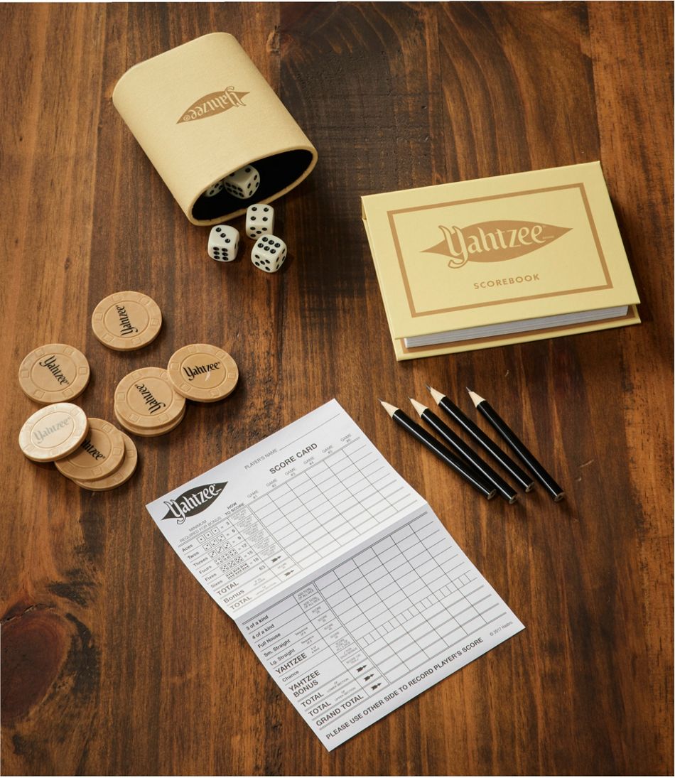 Yahtzee Vintage Bookshelf Game | L.L.Bean online